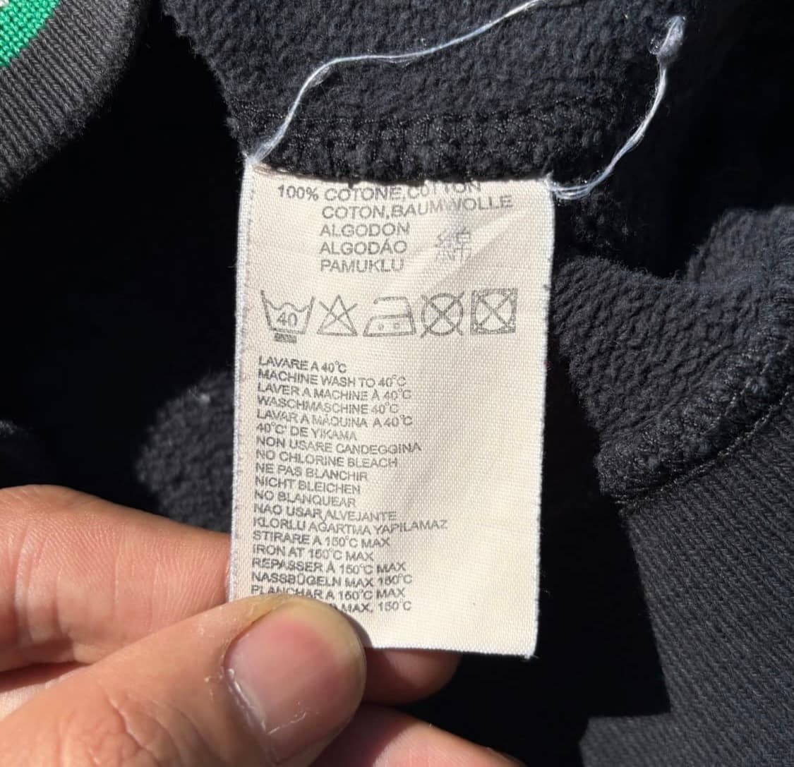 DIESEL 디젤 블랙컬러 라인 후드집업 상품이미지8