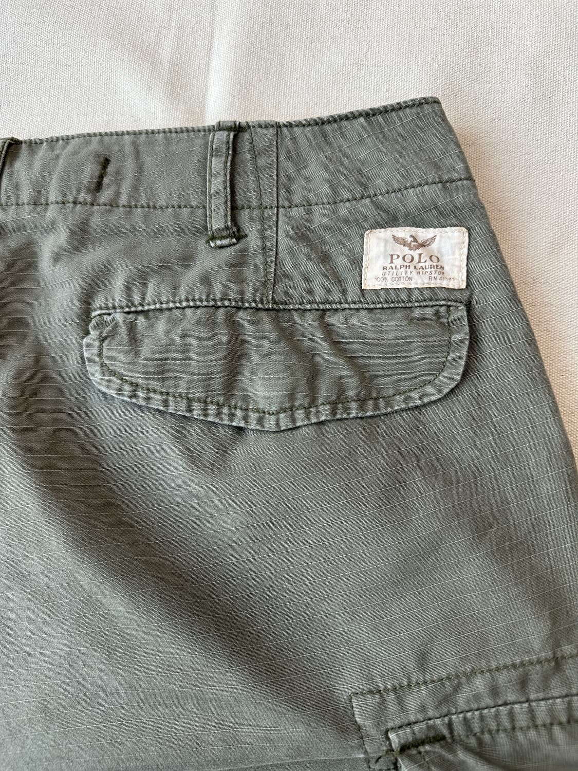 폴로 랄프로렌 립스탑 유틸리티 카고 쇼츠 올리브그린 30 상품이미지5