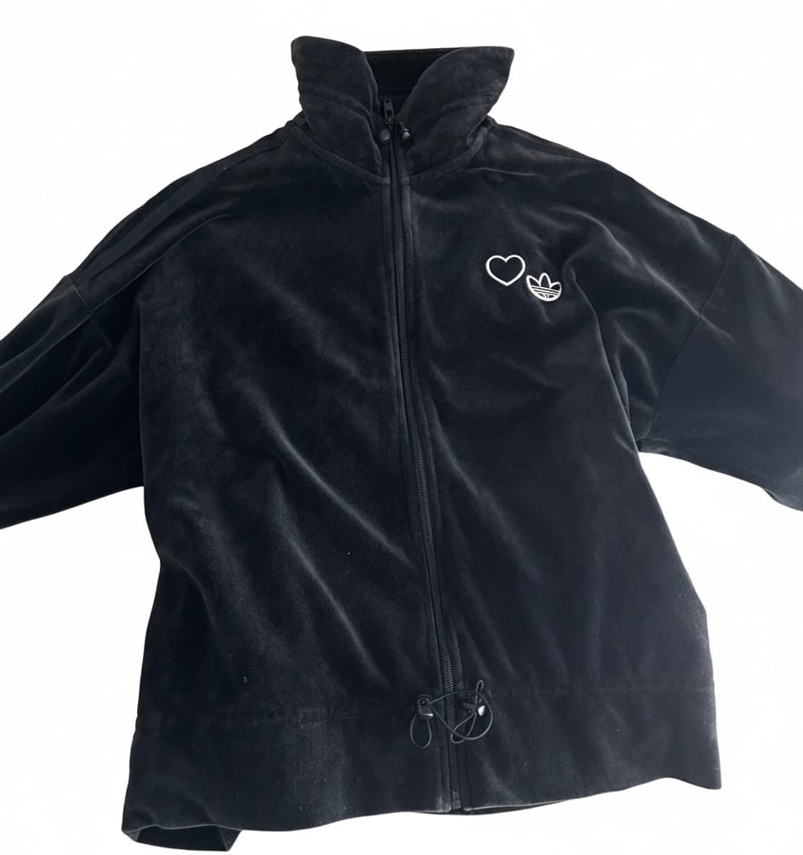 아디다스 vday 벨루어 벨벳 하트 트랙 탑 져지   상품이미지3