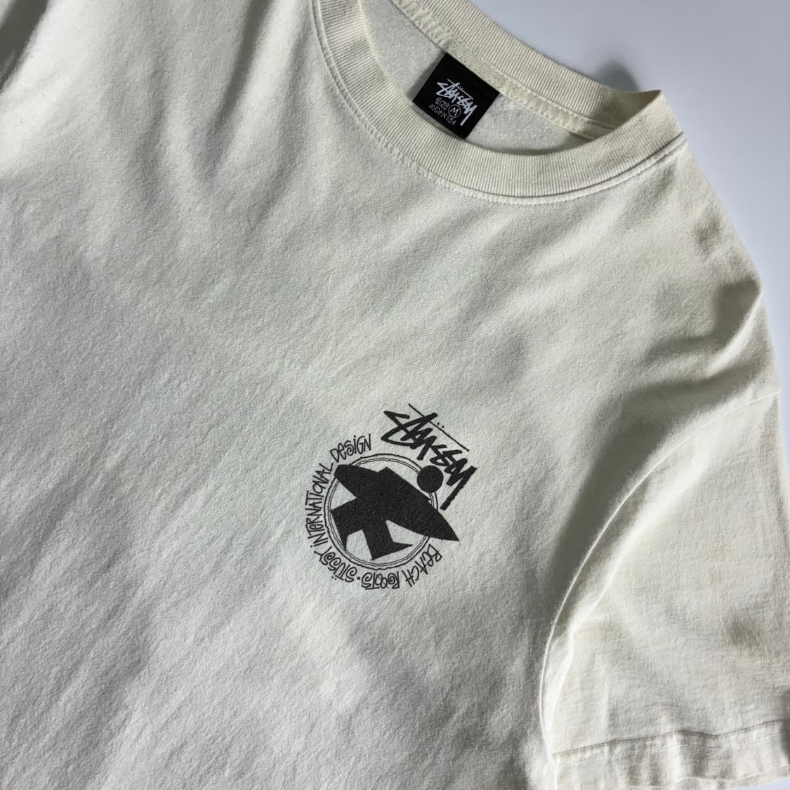 Stussy  스투시 비치 루트 화이트 반팔 티셔츠  상품이미지5