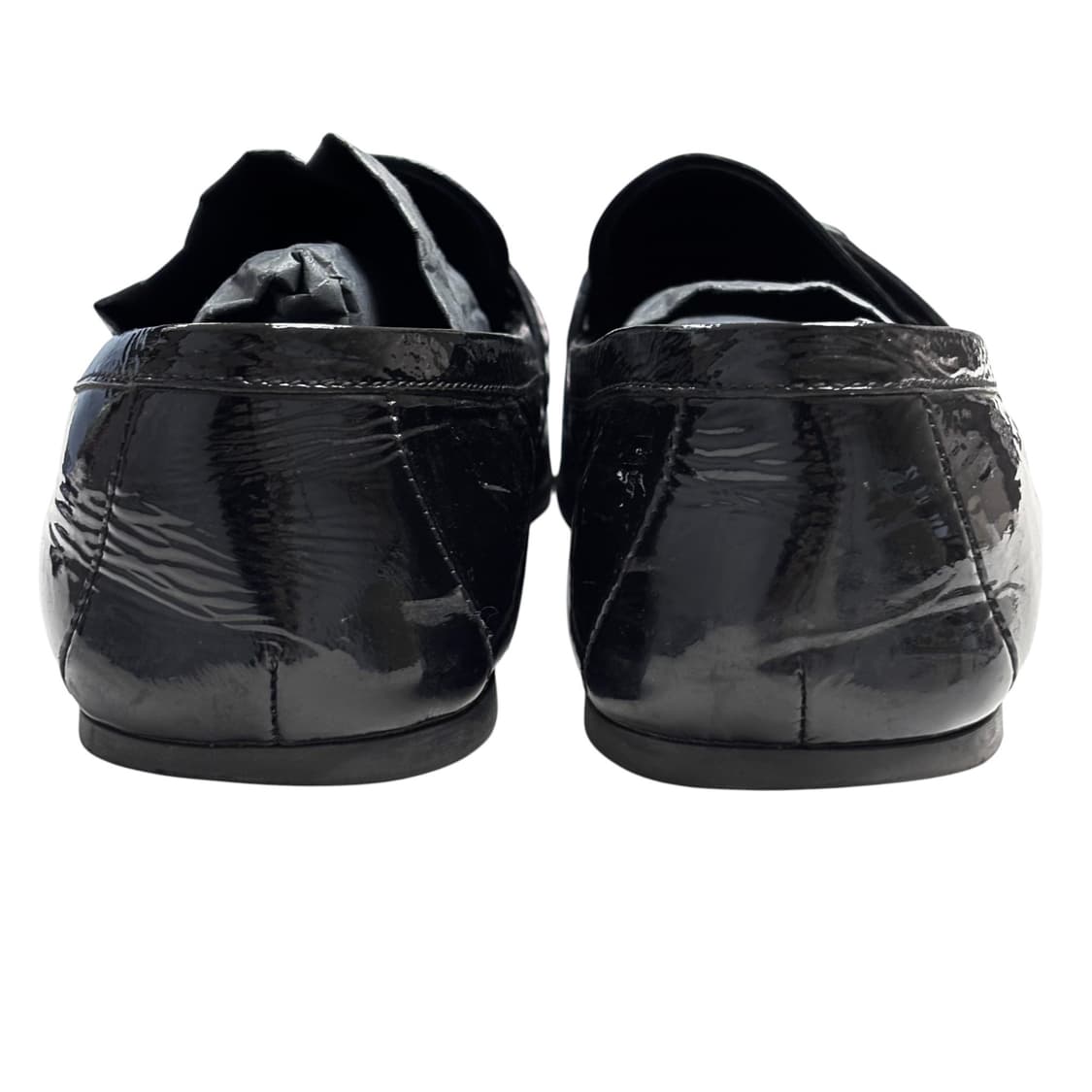 프라다 나플락 페이턴트 로퍼 삼각로고. 초콜릿 상품이미지5