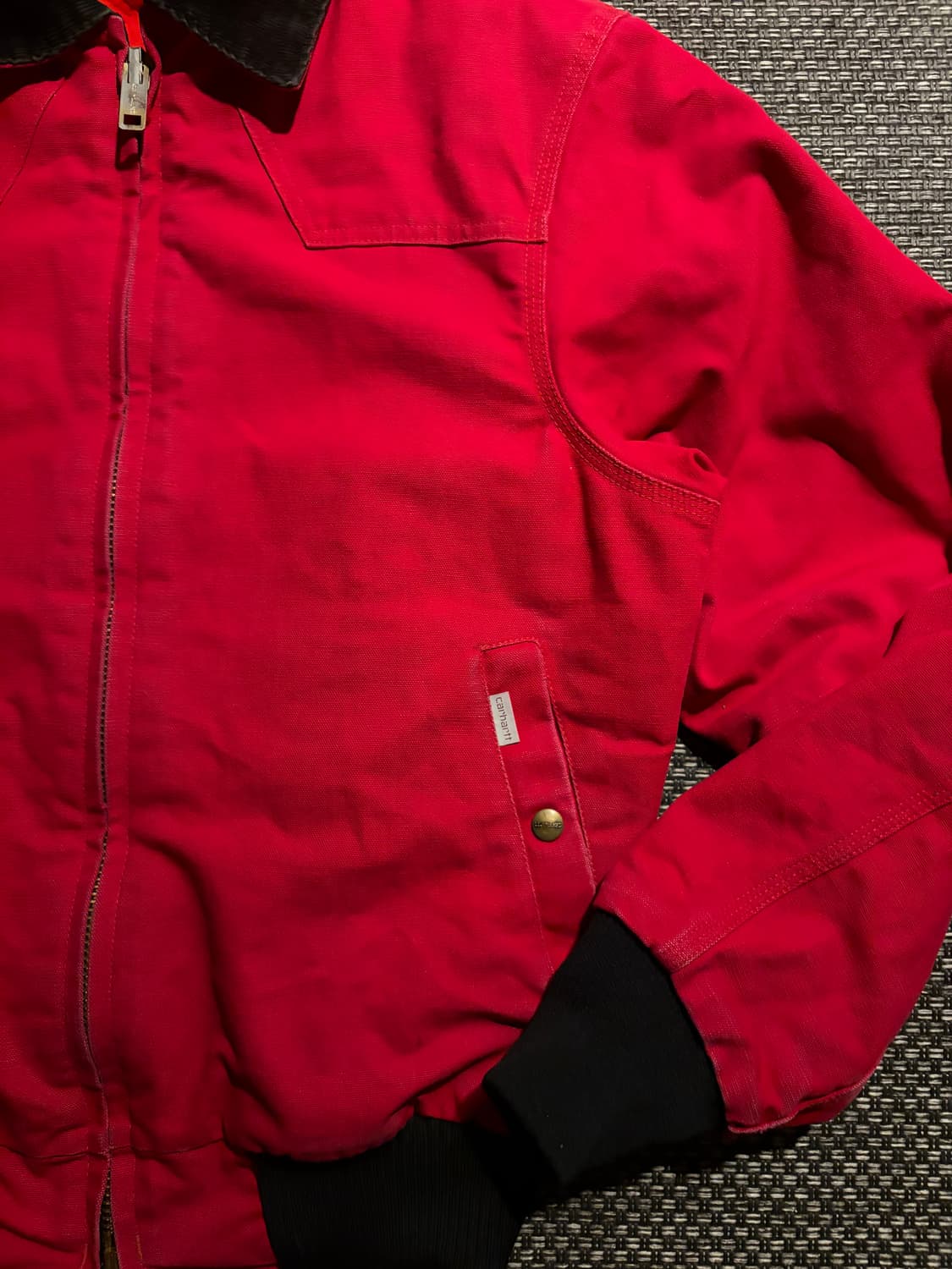 80's 칼하트 산타페 JQ160 RED L USA🇺🇸 상품이미지3