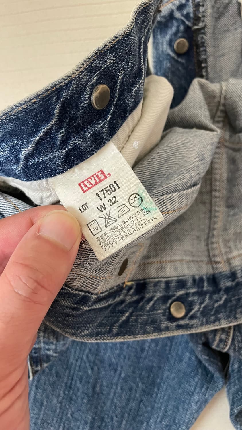 LVC 1917 501 워싱 리바이스 빈티지 클로딩 상품이미지4
