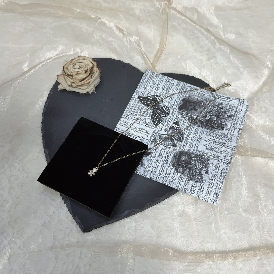 빈티지 황동 베어 목걸이 상품이미지2