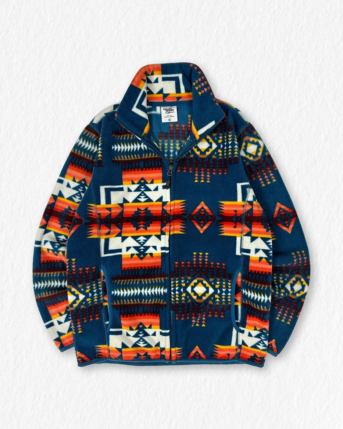 플루크 문양 플리스 자켓 상품이미지1