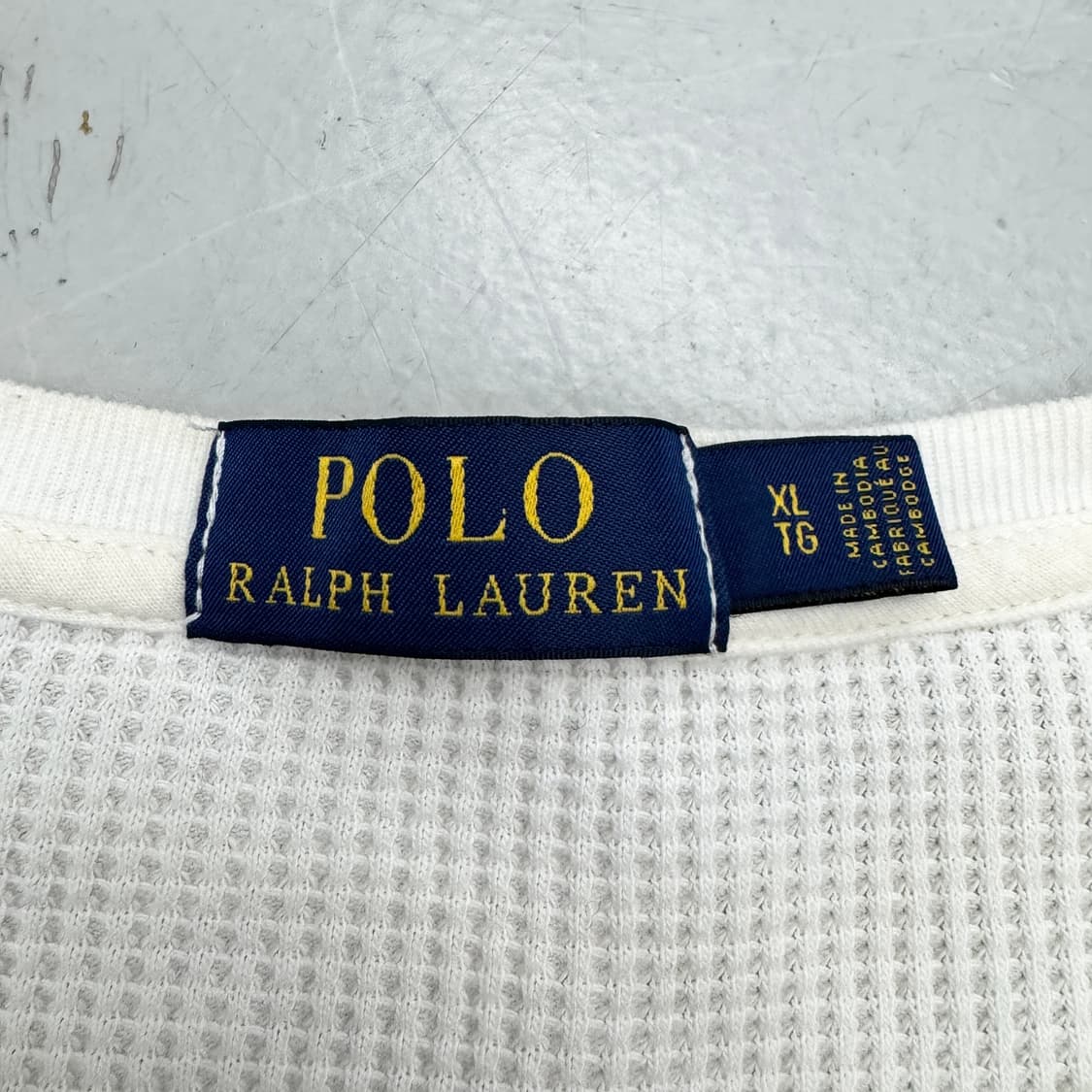 폴로 신형 포니 와플 니트 화이트 상품이미지5