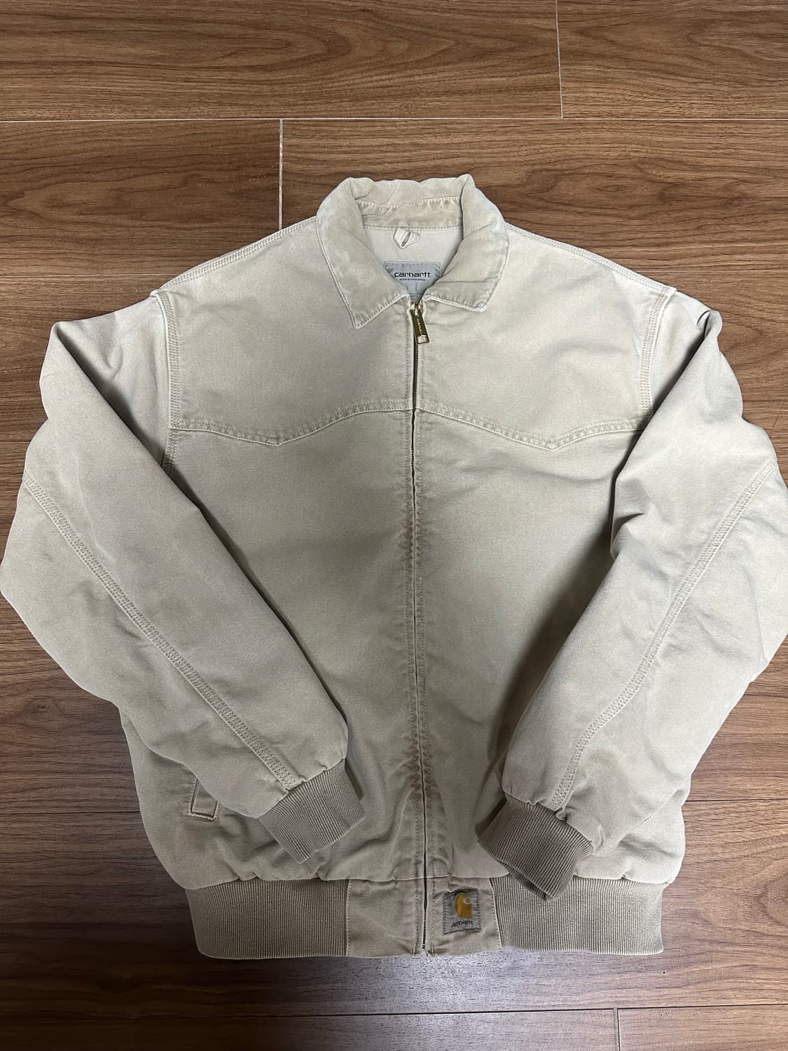 칼하트 WIP OG 산타페 워크자켓 라지 더스키 베이지 상품이미지2