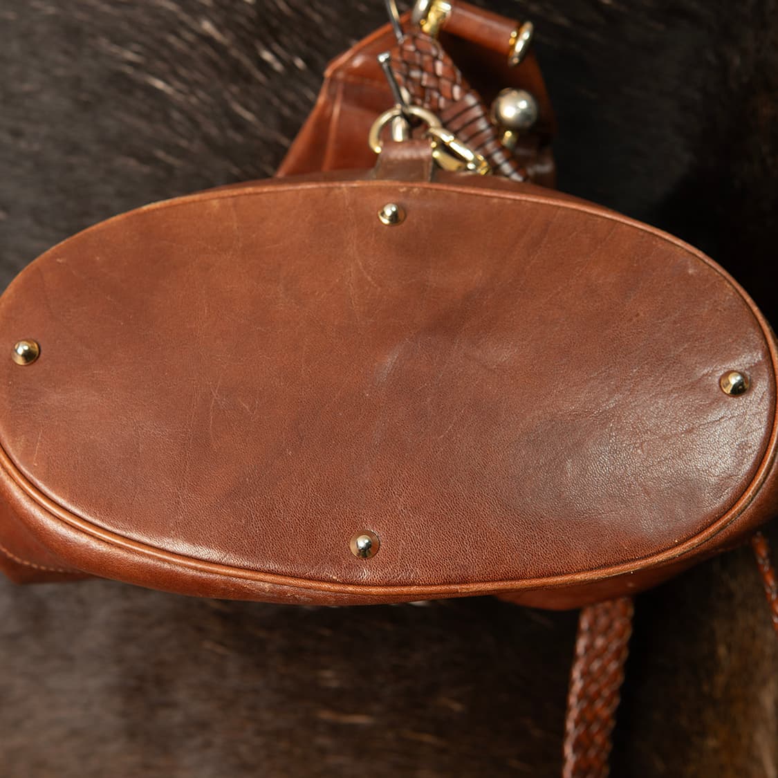 90s JACOBSON'S 이태리 메이드 리얼 레더 슬링 백  상품이미지6