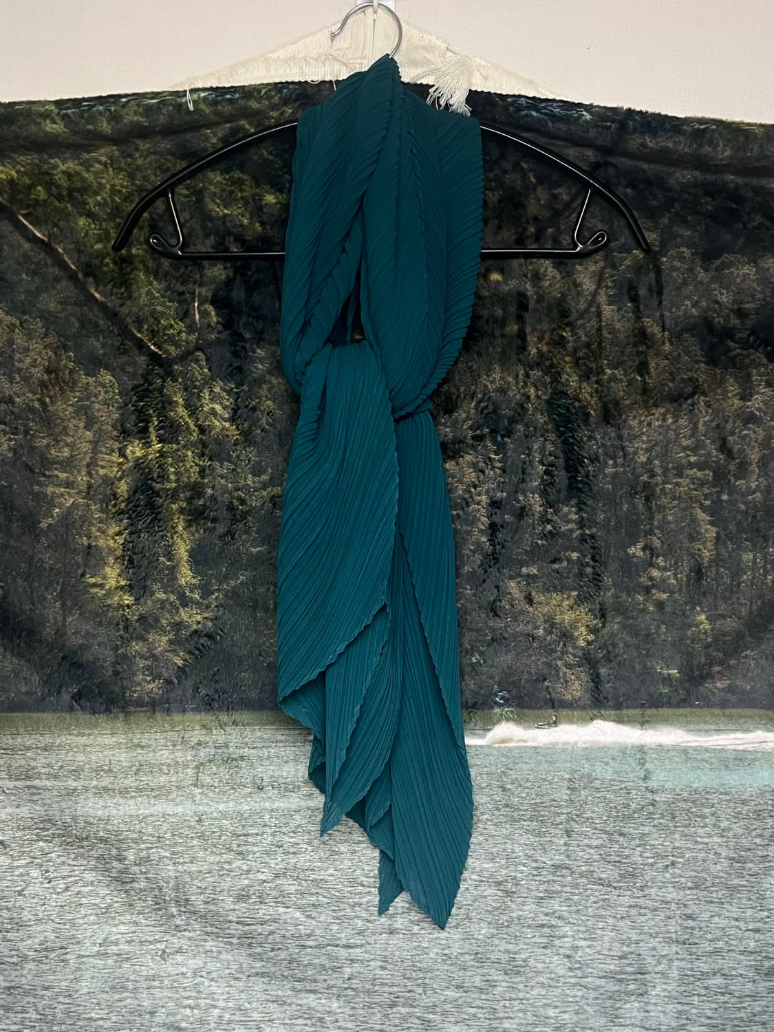 ISSEY MIYAKE Green scarf 상품이미지1