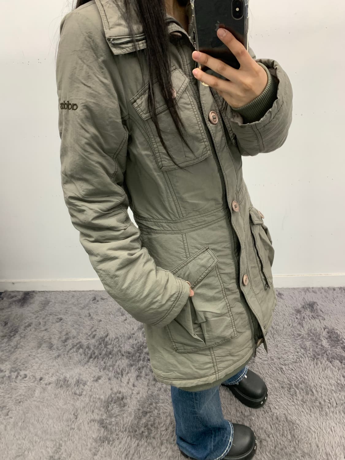 아디다스 셔링 파카  상품이미지1