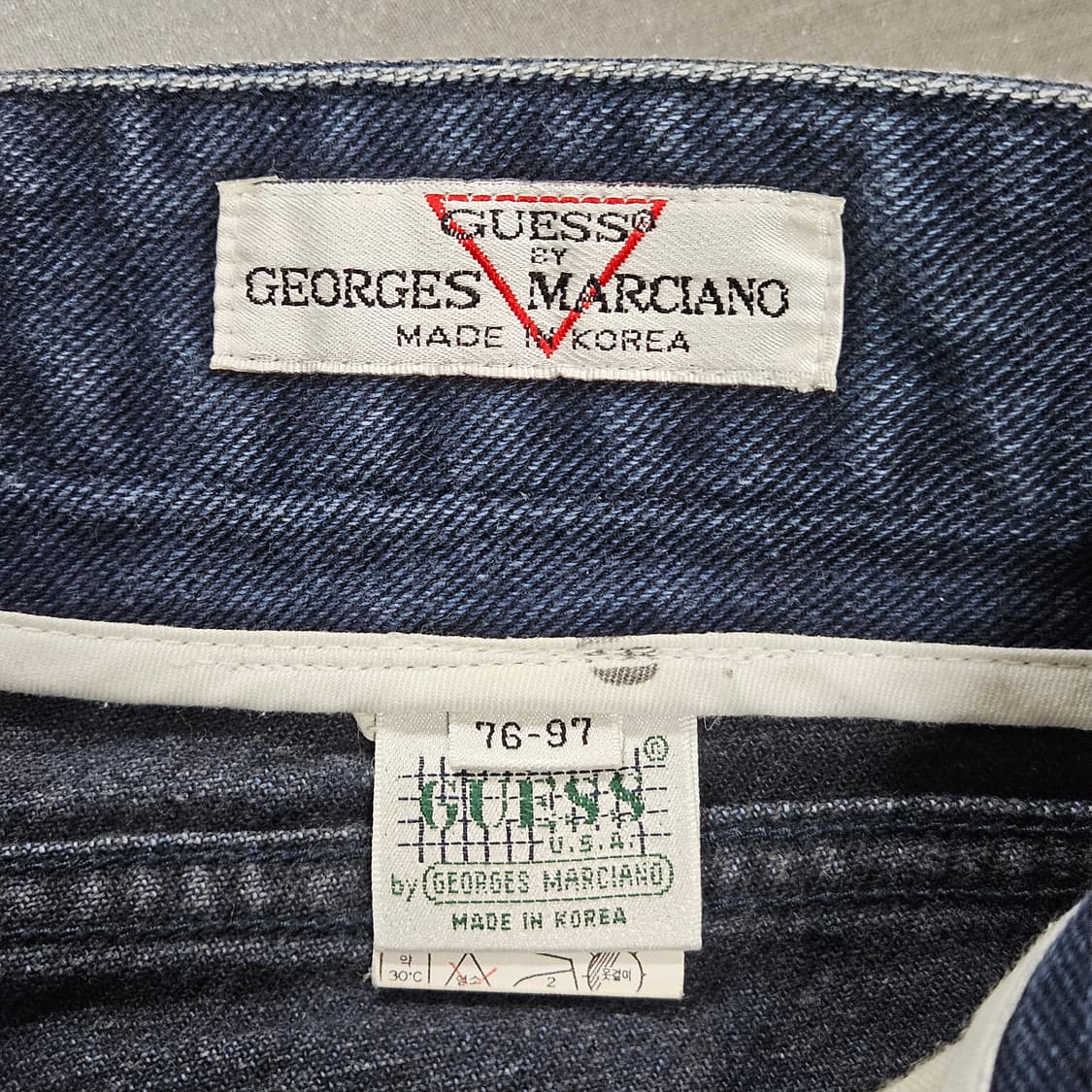 30 게스 90s 빈티지 스트레이트 워싱진 데님팬츠 상품이미지6