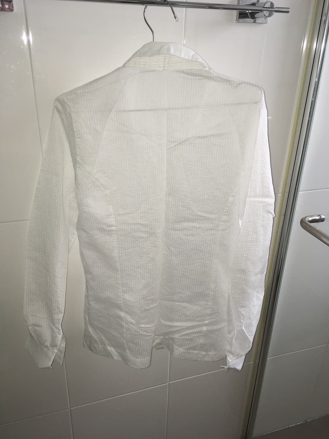 셔링 스트라이프 셔츠 상품이미지2