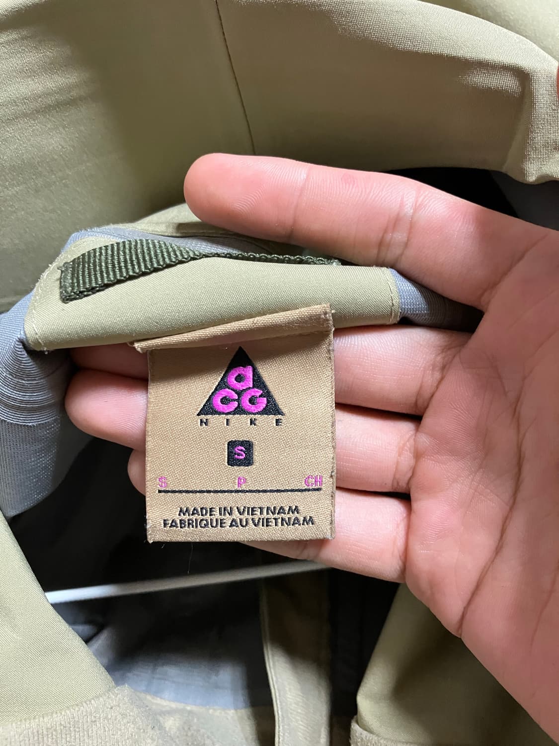 Acg 고어텍스 자켓 카고 카키 바람막이  상품이미지4