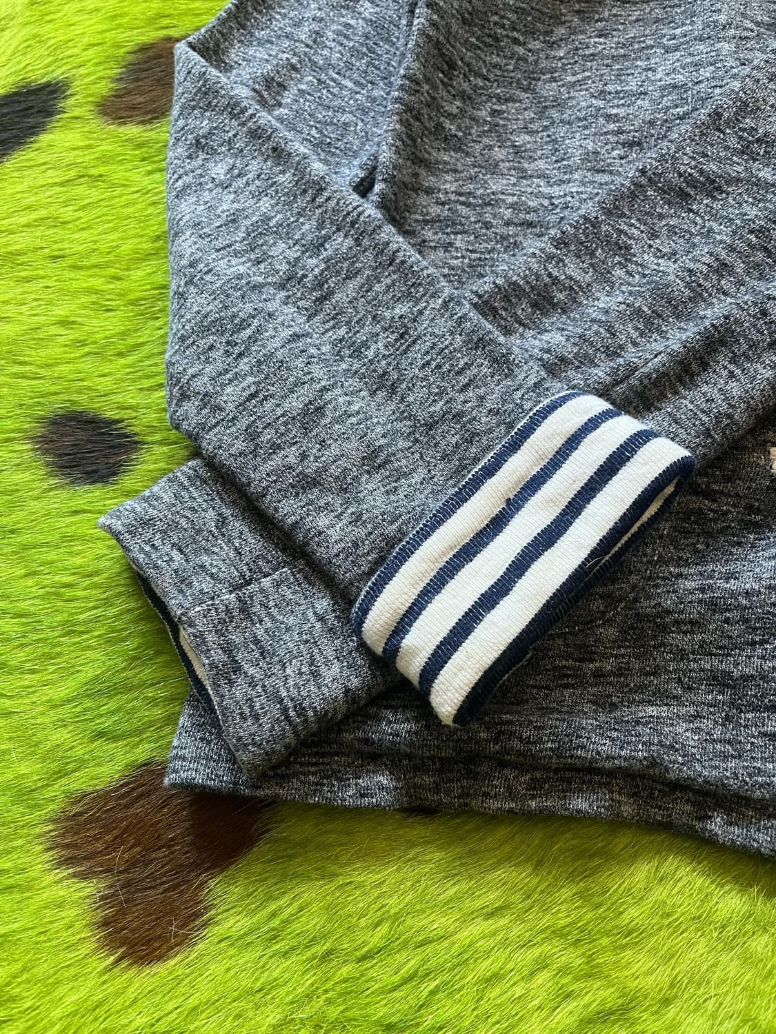 Old BEAMS Stripe Trim Duffle Hood Jacket 상품이미지8