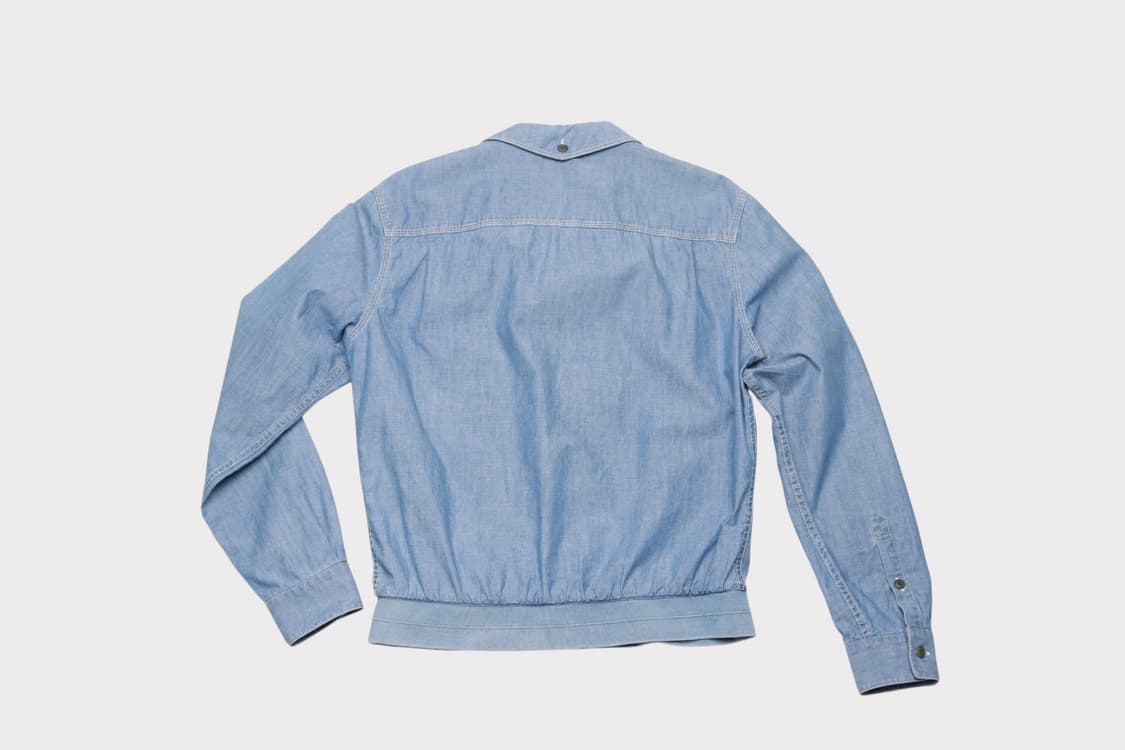 [M] 유니클로 x 르메르 샴브레이 블루종 자켓 상품이미지5