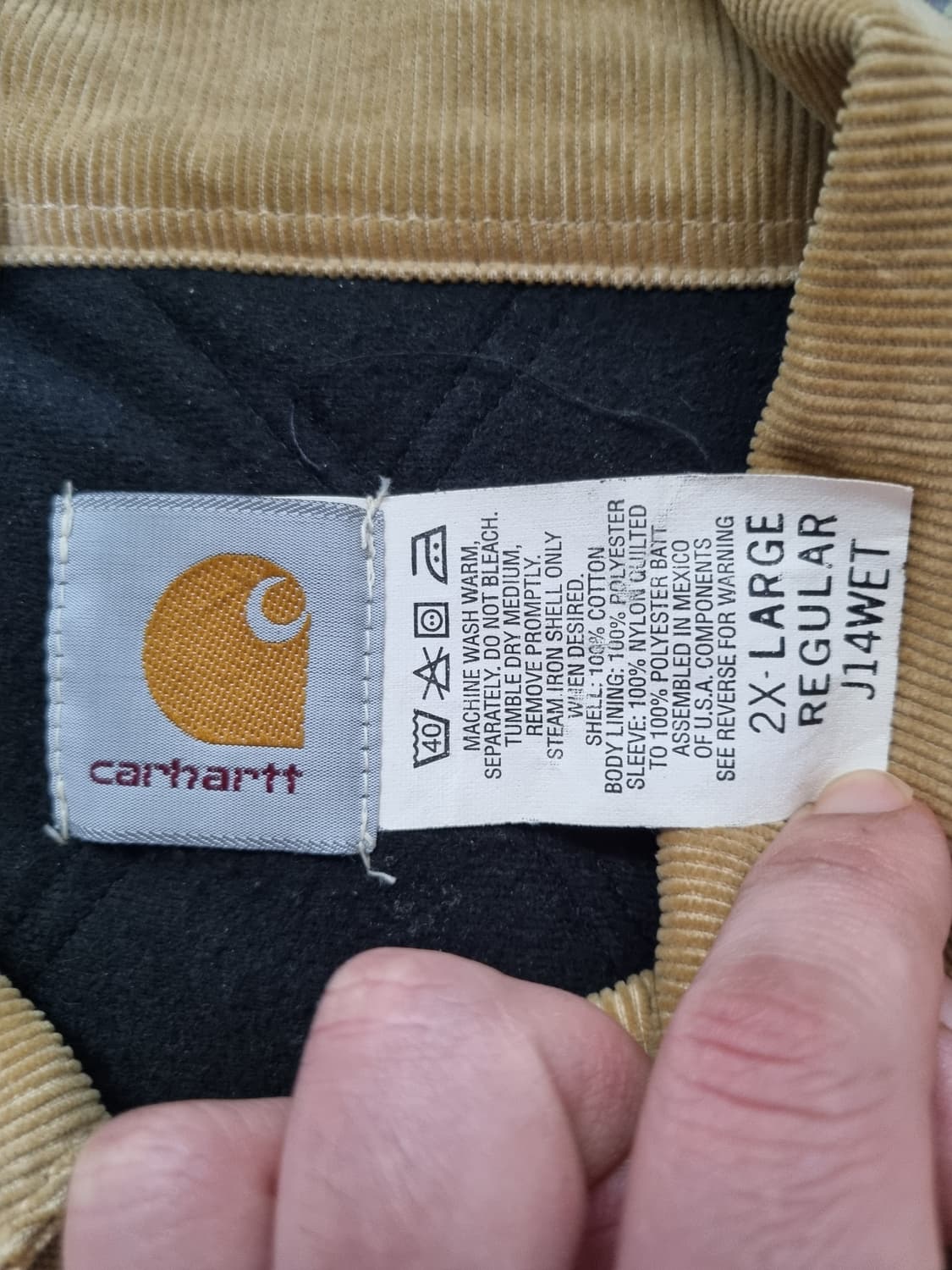 칼하트 J14 WET 산타페자켓 2XL 상품이미지2