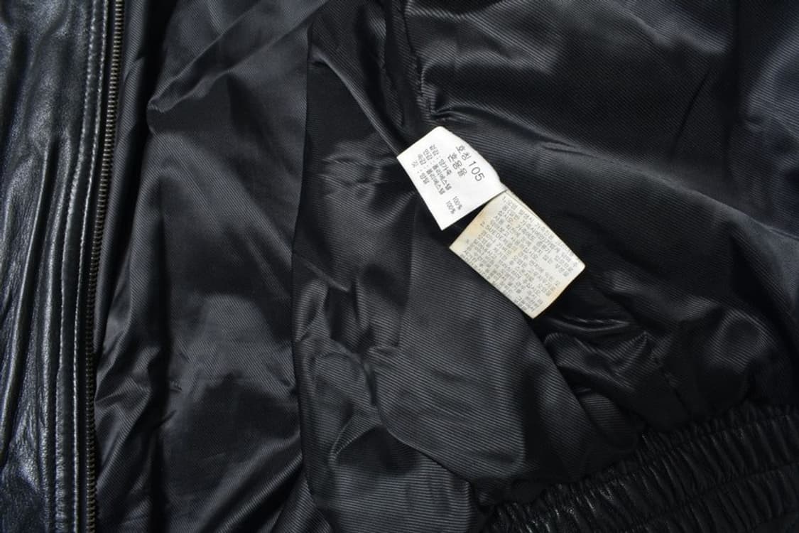 90S 양가죽 항공점퍼 블루종 자켓 105 N1220 상품이미지5
