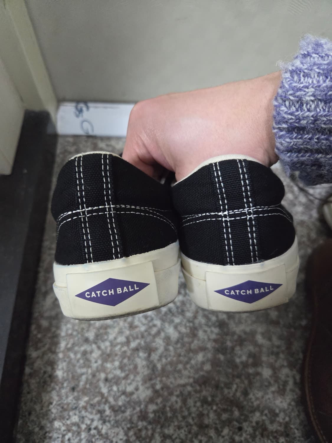 캐치볼 스니커즈 블랙 270mm 상품이미지3