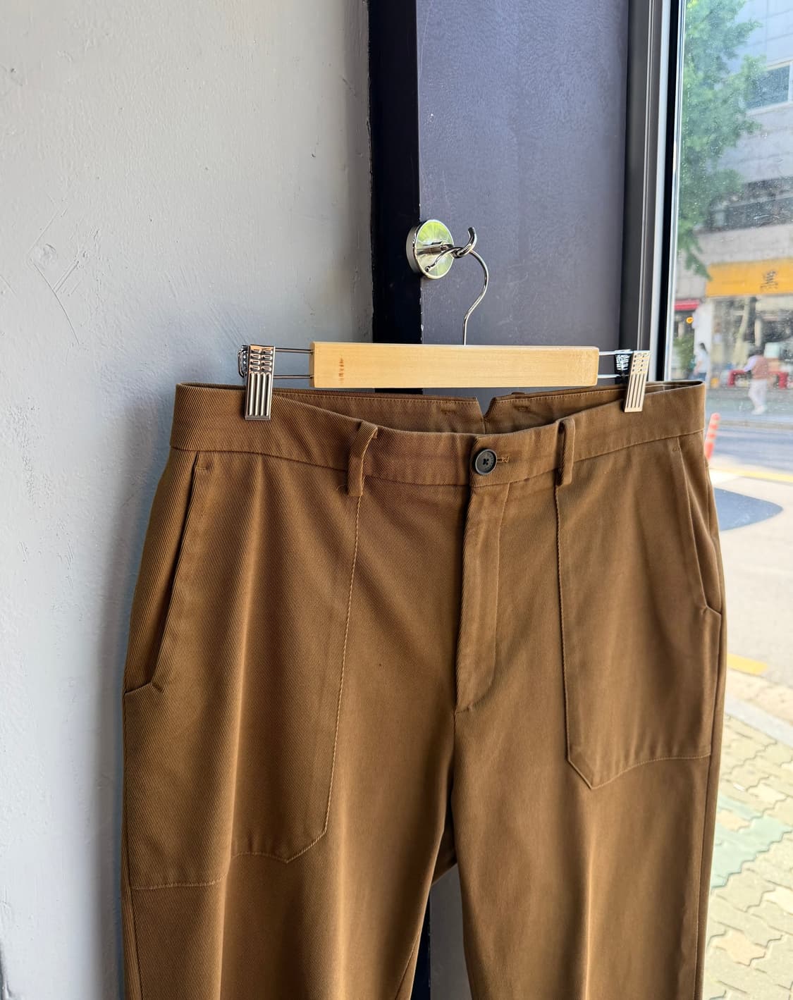 32~33/ 타임옴므 스티치 퍼티그 코튼 팬츠 상품이미지5
