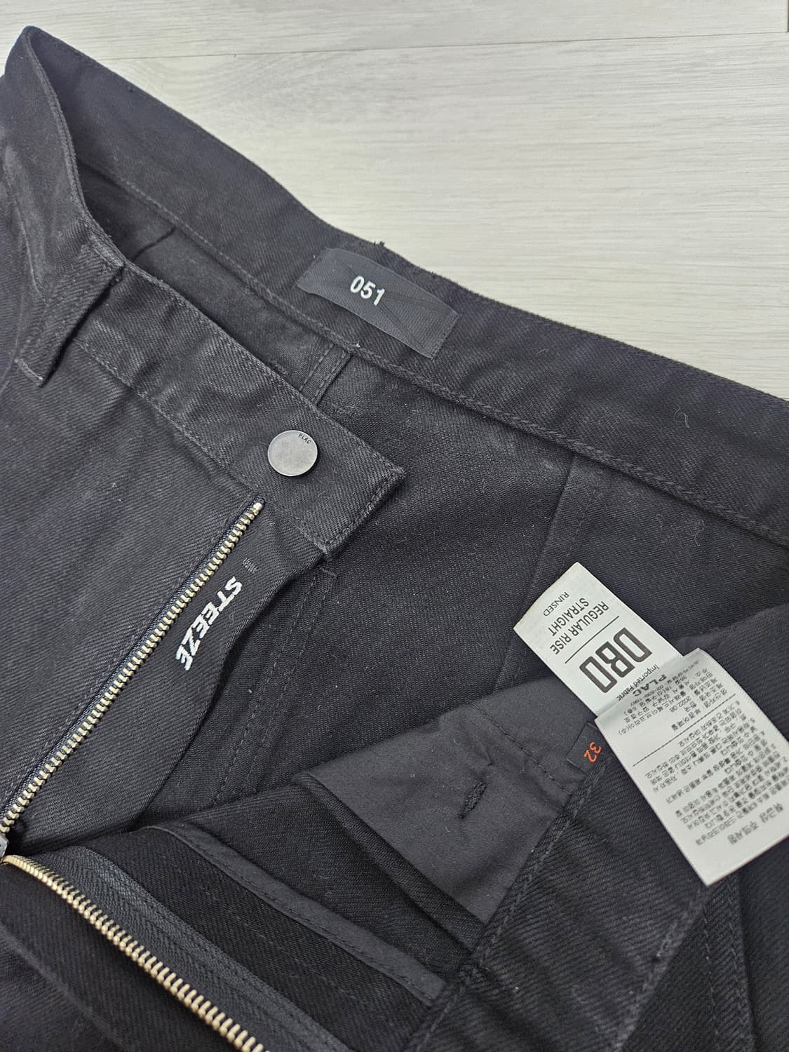 PLAC 블랙 투턱 팬츠 상품이미지4