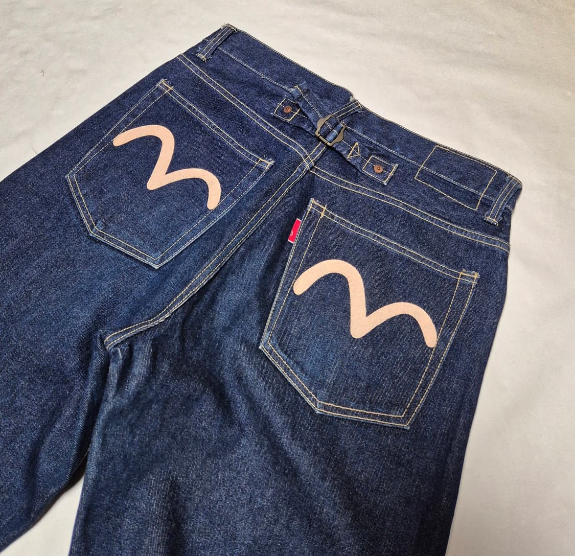 90s EVISU 에비수 초기형 셀비지 상품이미지4