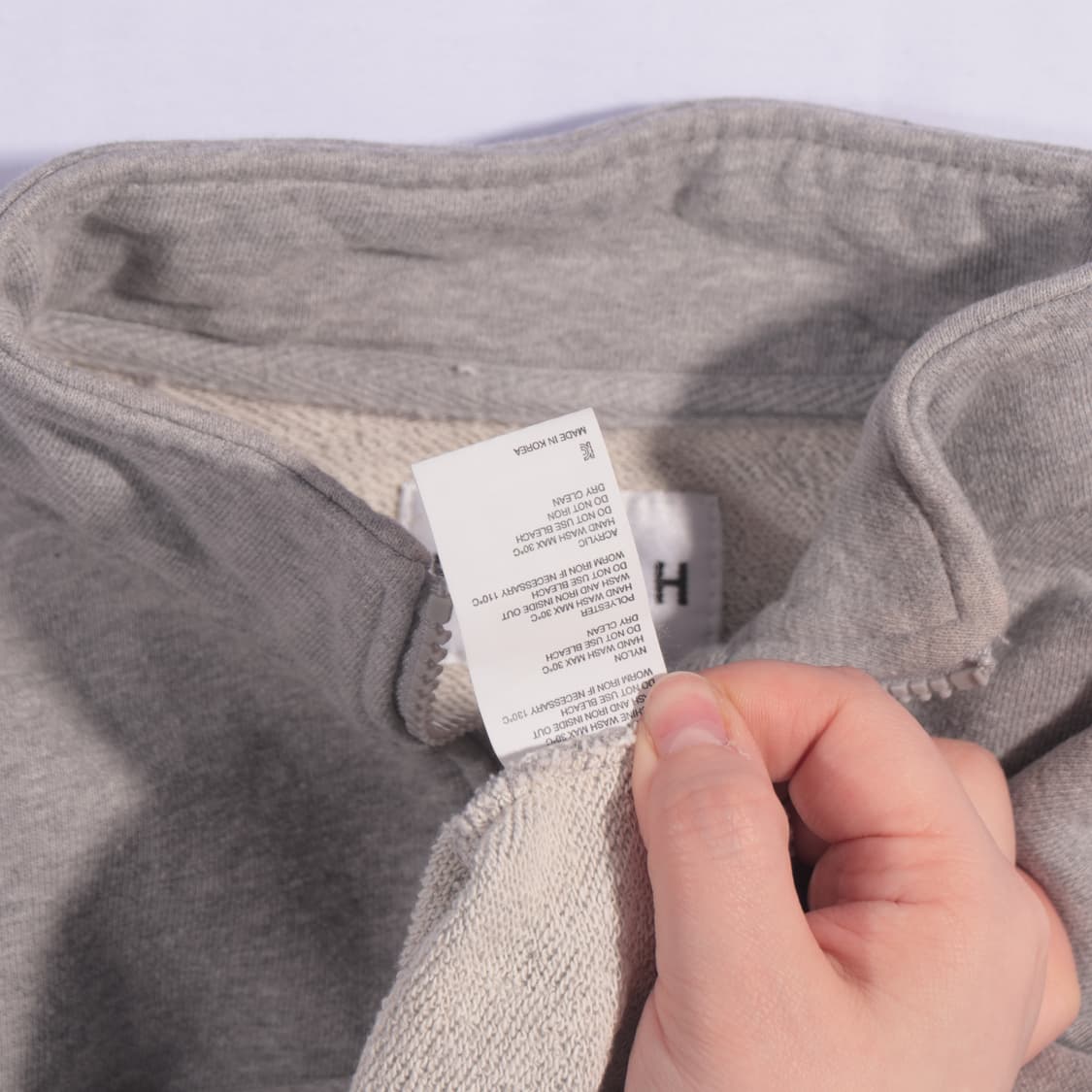 키르시 로고자수 크롭 반지업 B85 상품이미지3