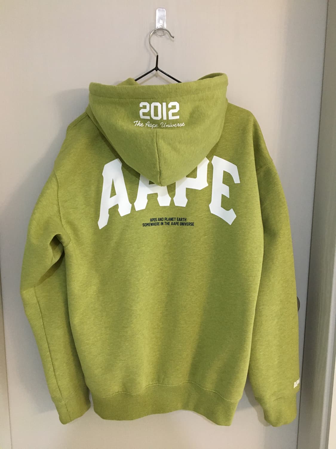 AAPE 기모 후드집업 S size 상품이미지1
