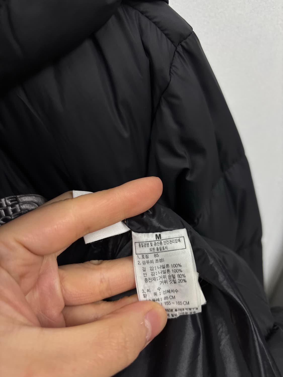 노스페이스600우먼 구스 다운패딩 (후드탈착) 상품이미지7