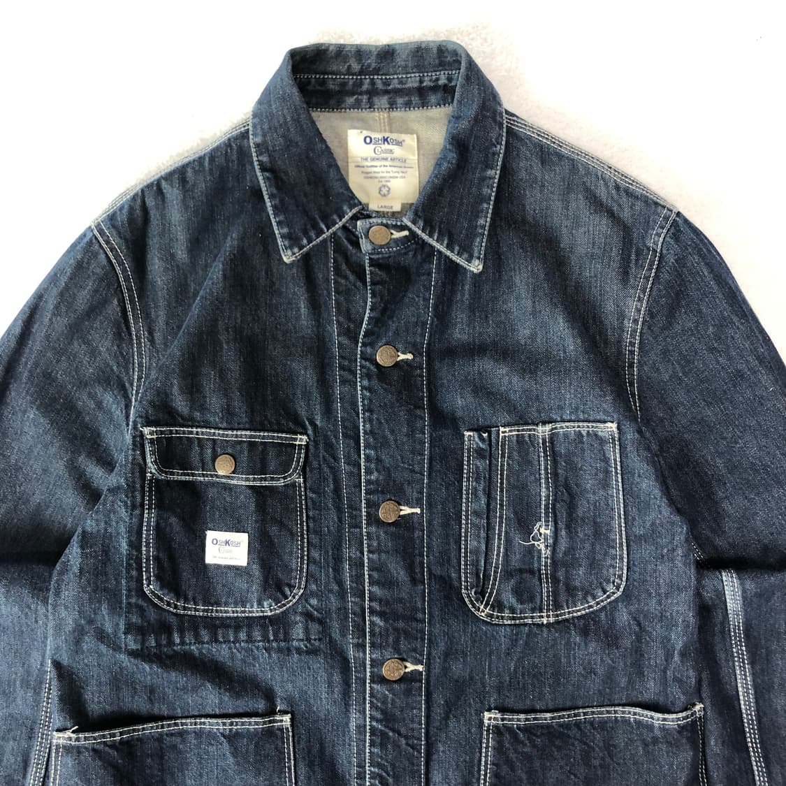 오시코시 데님 커버올 자켓  상품이미지2