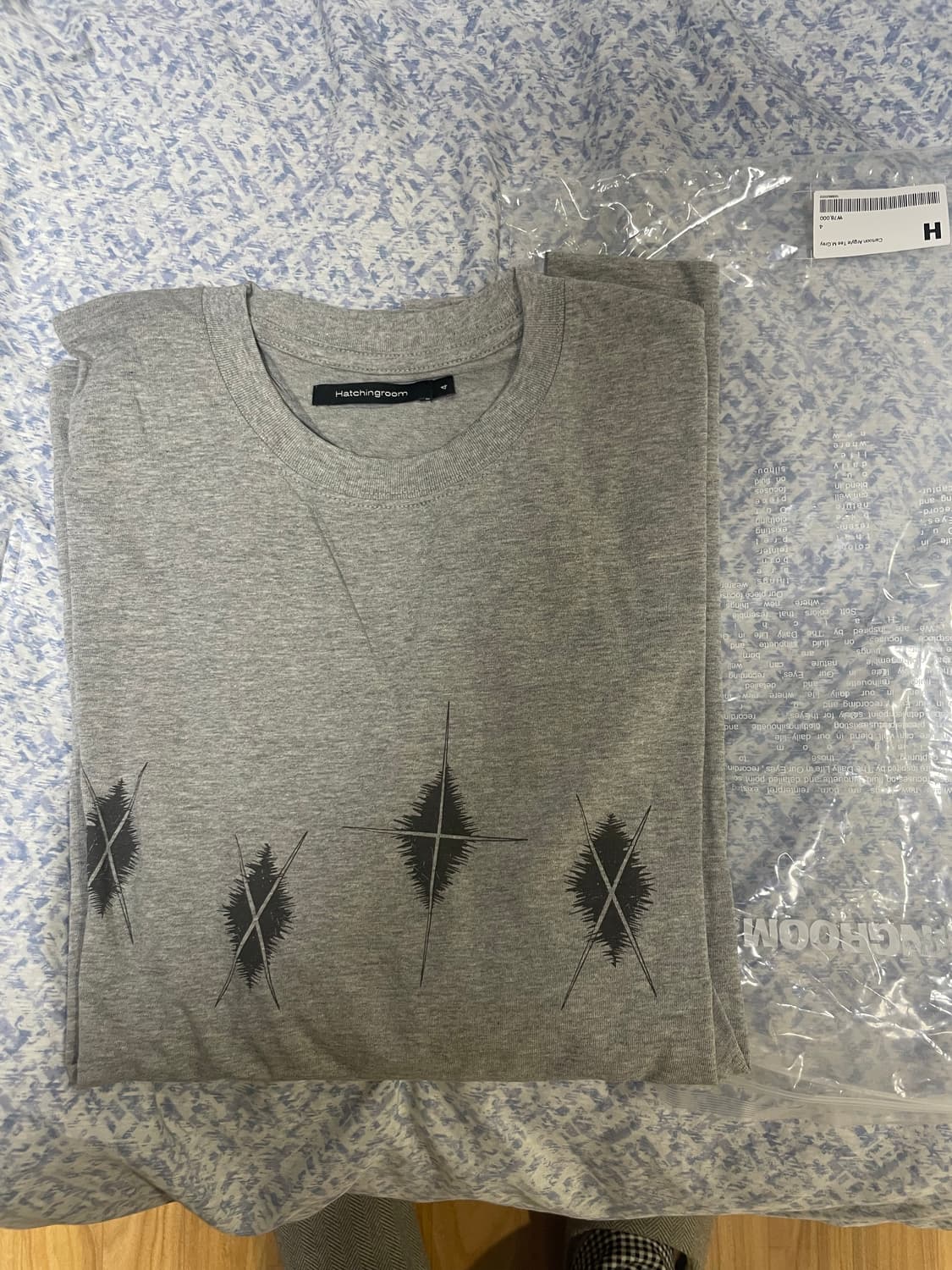 (4) 해칭룸 카툰 롱슬리브 그레이 상품이미지1