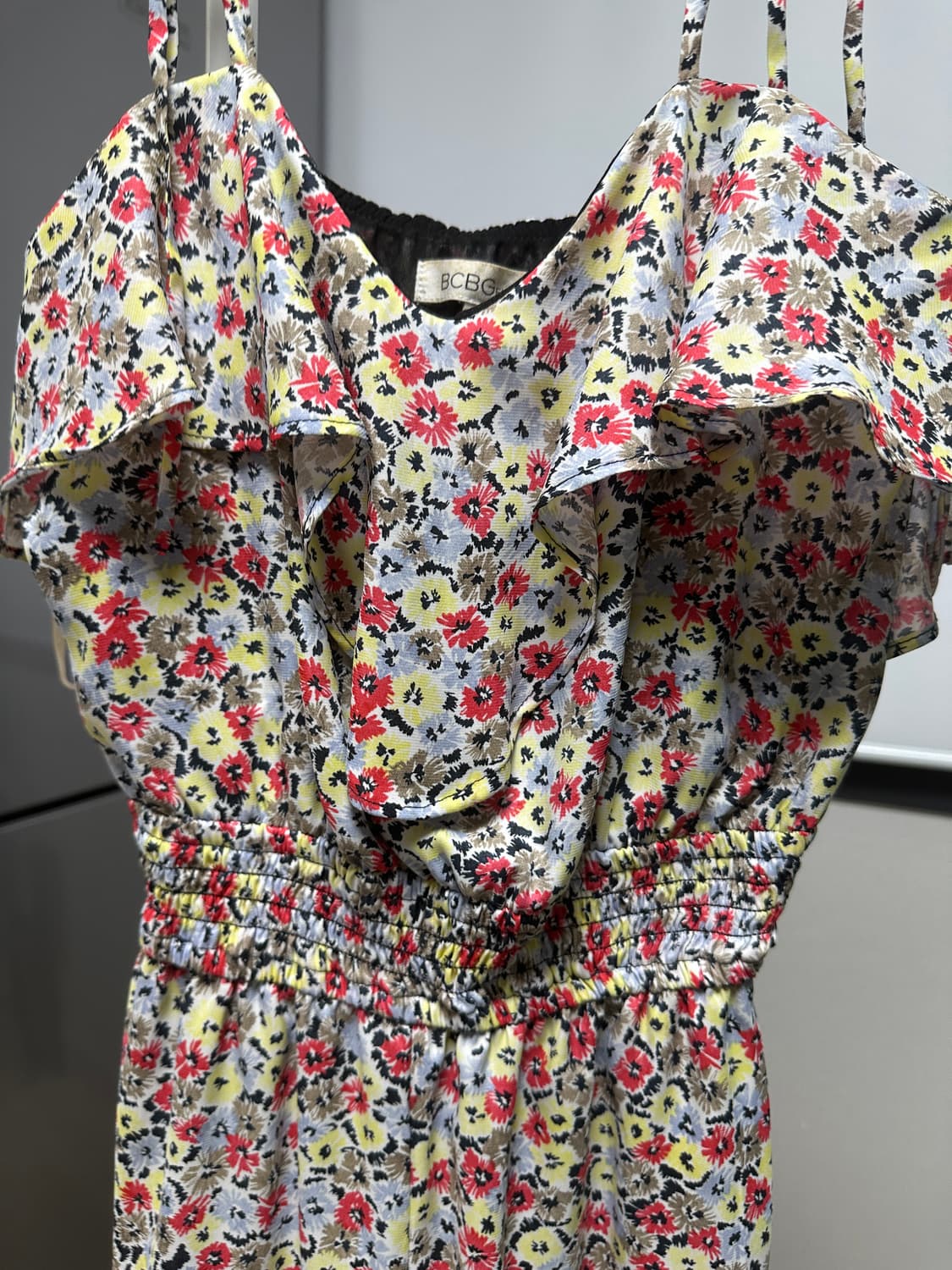 BCBG 플라워 점프수트 반바지 xs 상품이미지2
