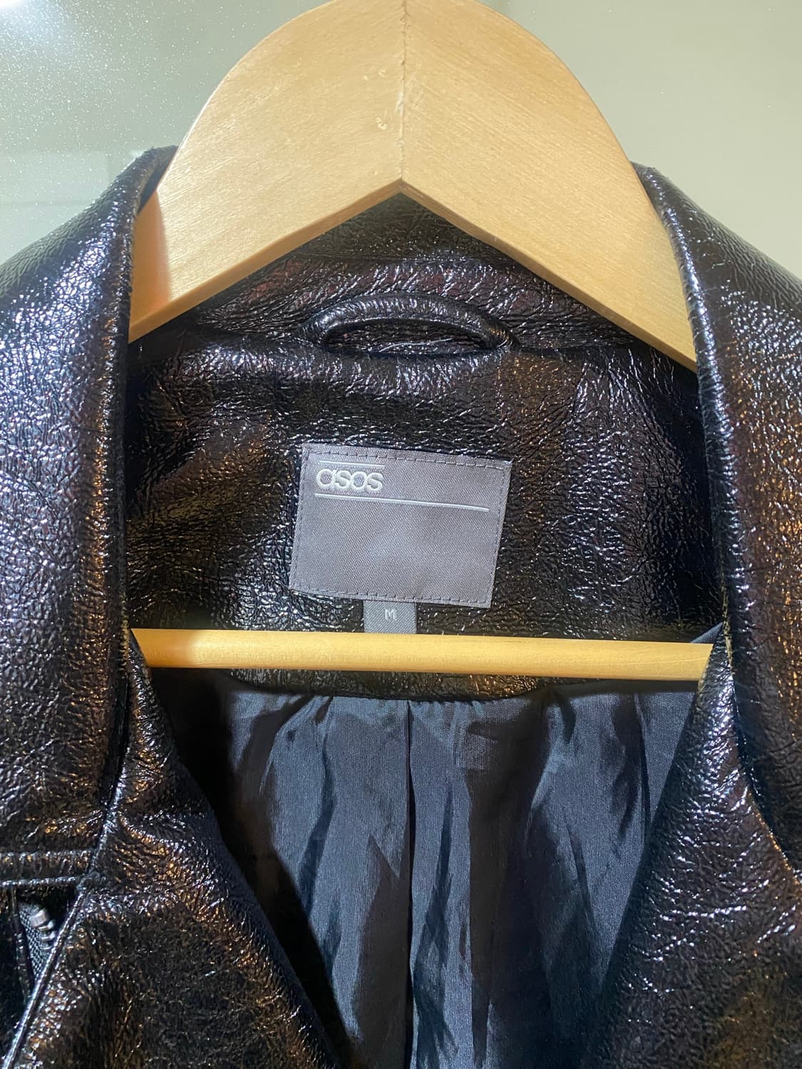 Asos PVC 재질 오버사이즈 자켓 상품이미지3