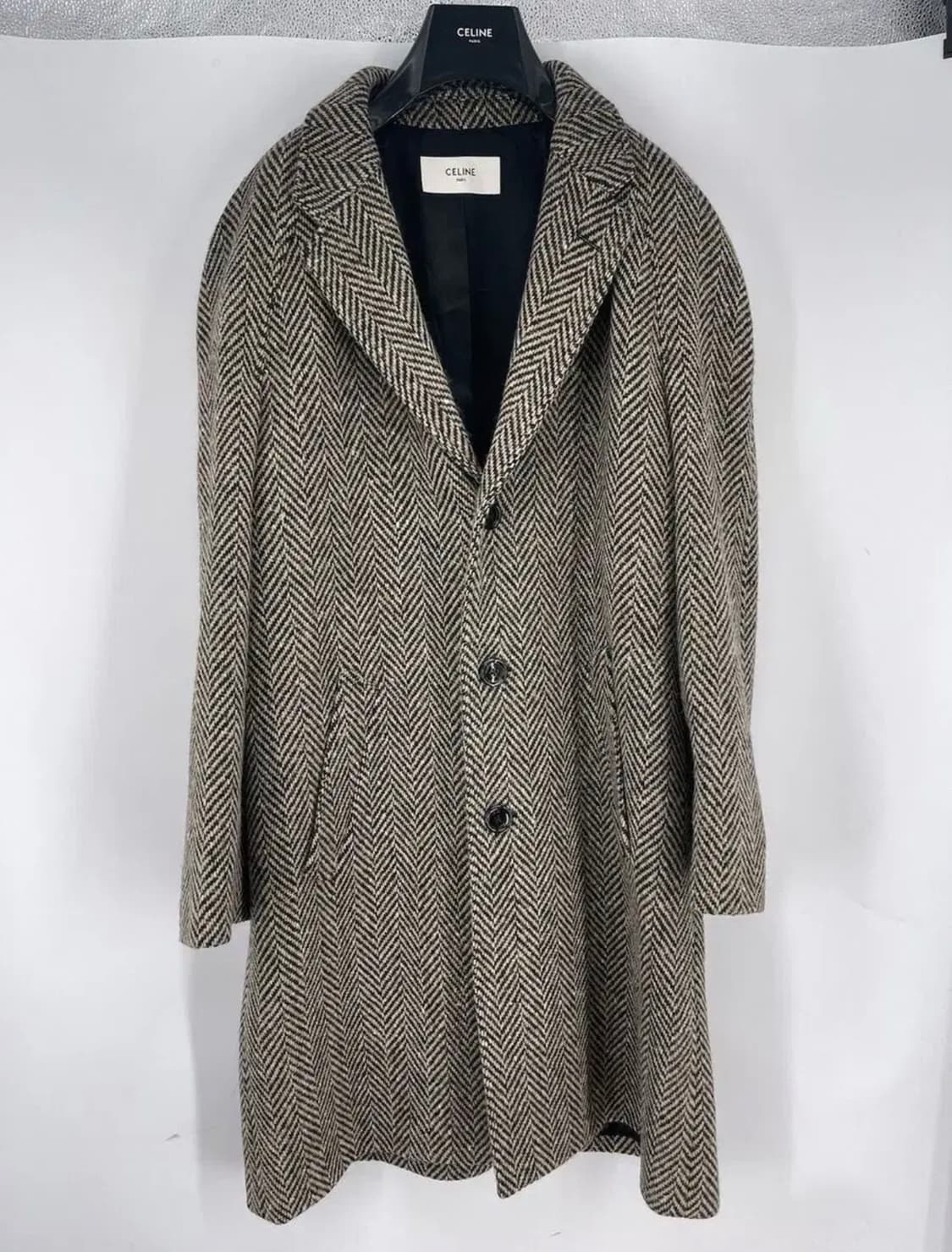 [BTS 뷔님 착용] 셀린느 23fw 헤링본 트위드 코트 상품이미지7