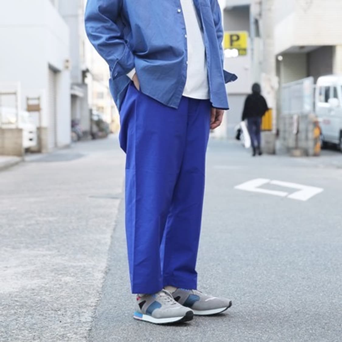 캡틴선샤인 애슬레틱 이지 팬츠 블루 30사이즈 상품이미지10