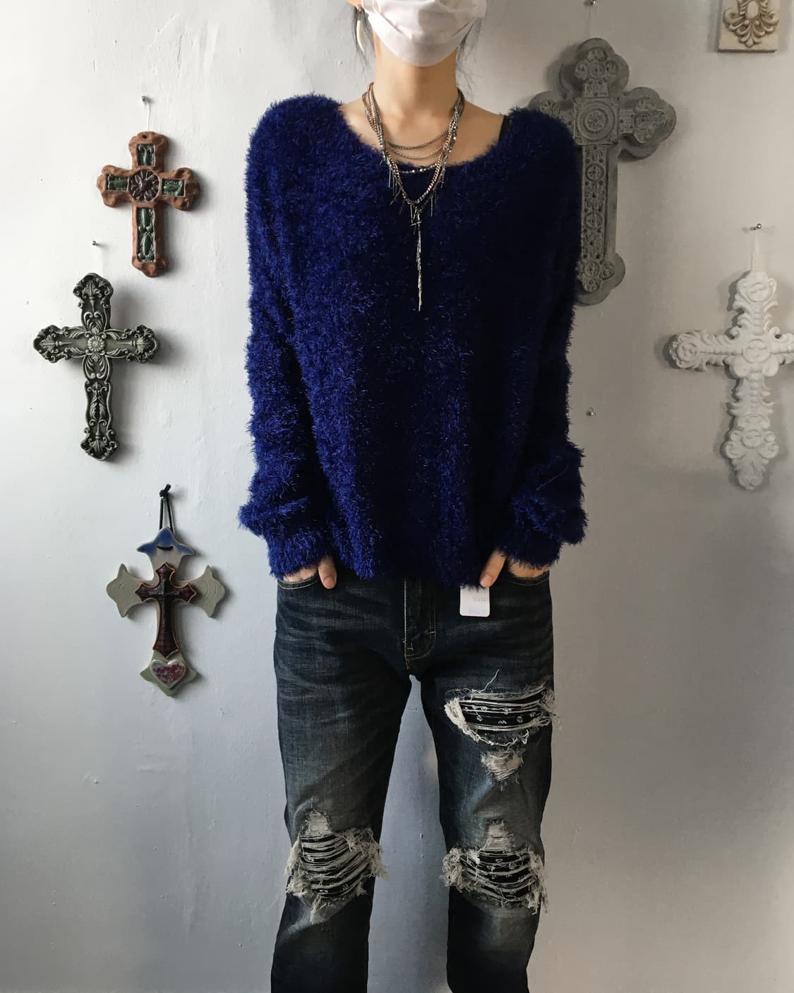 Fluffy knit 상품이미지7