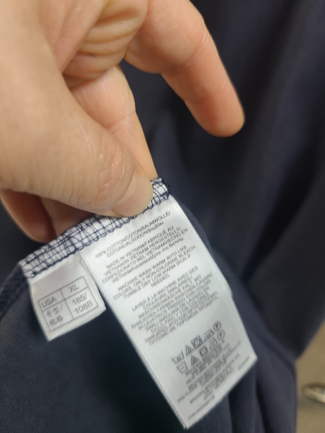 브룩스브라더스 네이비 반팔 티셔츠 XL 사이즈 상품이미지5