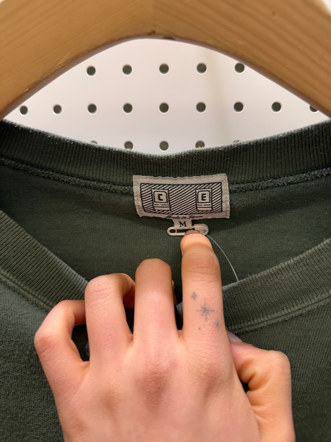 캐브엠트 패치워크 롱슬리브 티셔츠  상품이미지7