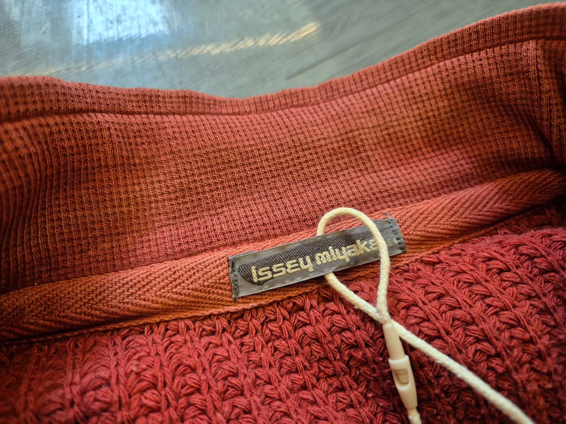 80s isseymiyakemen half button kint 상품이미지6