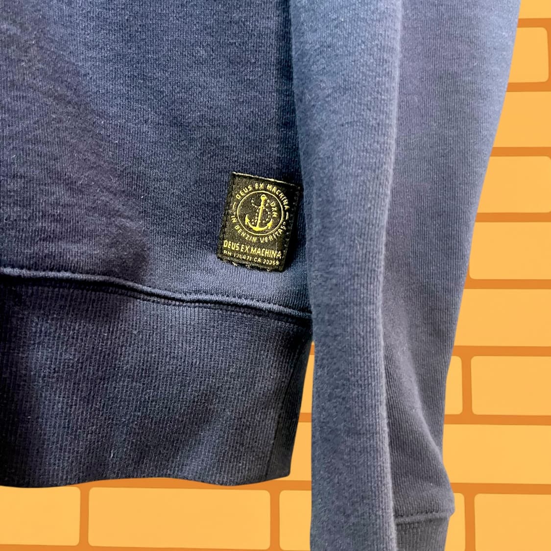 데우스 엑스 마키나 네이비 반집업 (L) 상품이미지3