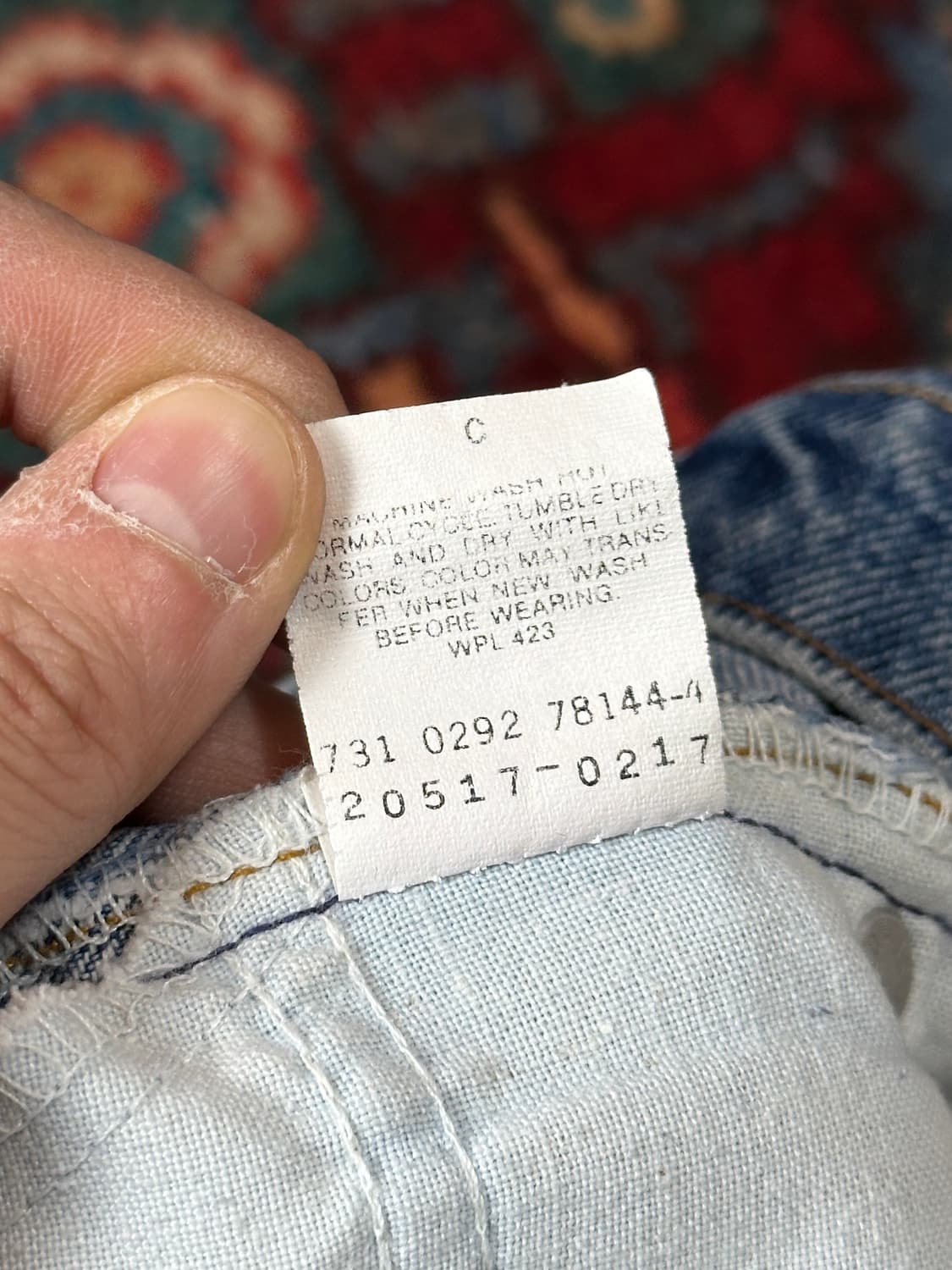 90's USA Made 빈티지 리바이스 517 오렌지탭 부츠컷 상품이미지10