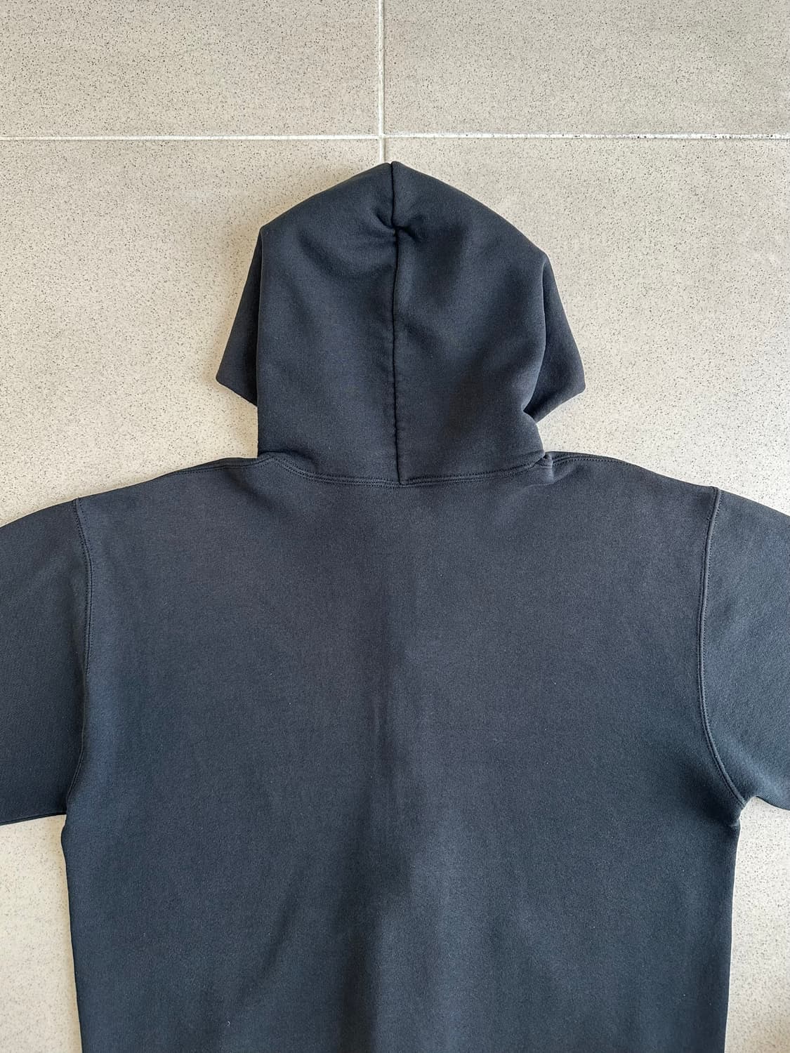 90s 빈티지 러셀 후드집업 블랙 L USA 상품이미지4