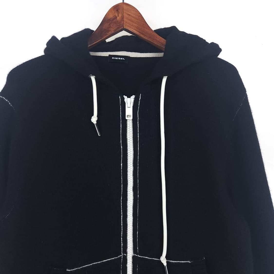 [남95]디젤 울혼방 니트 후드 집업[Y63-094] 상품이미지2