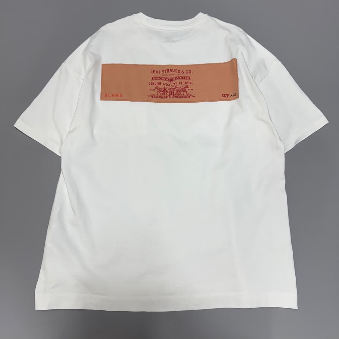 BEAMS x Levi's 캡슐컬렉션 수퍼와이드 코튼 크루넥 반팔 상품이미지5