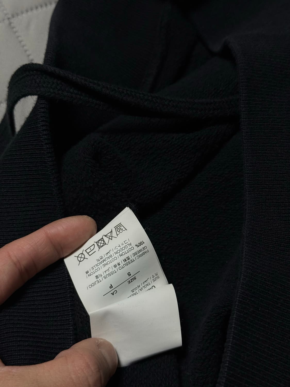 오프화이트 테이프 애로우 후드티 S [정품] 상품이미지5