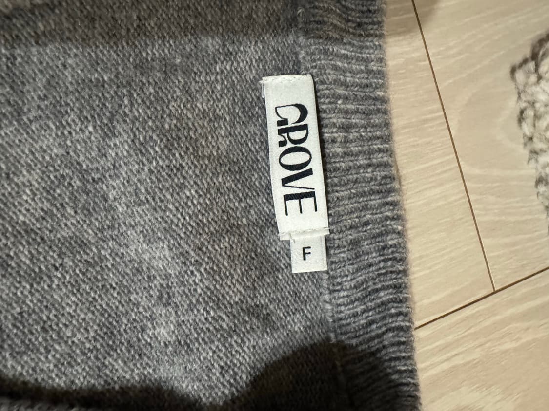 그로브 아가일 니트 F사이즈 상품이미지2