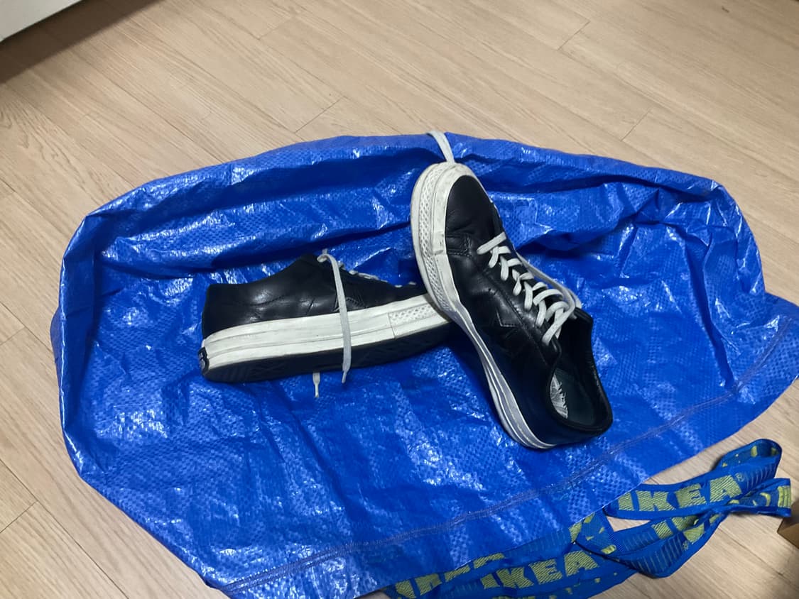 컨버스 원스타 로우 레더 블랙 상품이미지7