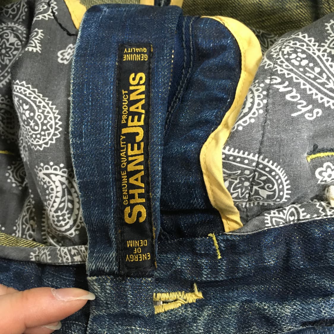 투티/A4 Shane Jeans 34 데님 워싱 청바지 긴바지 y2k 상품이미지6