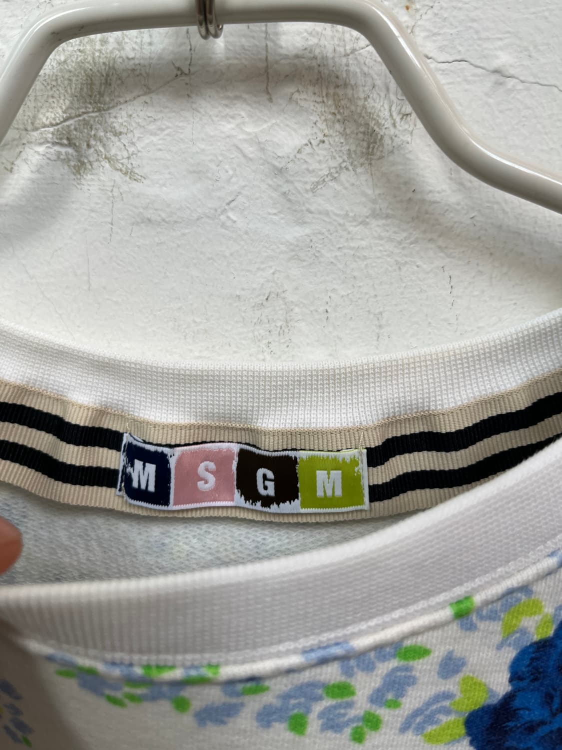 MSGM 플로럴 프린팅 스웨트 셔츠 XS 상품이미지2