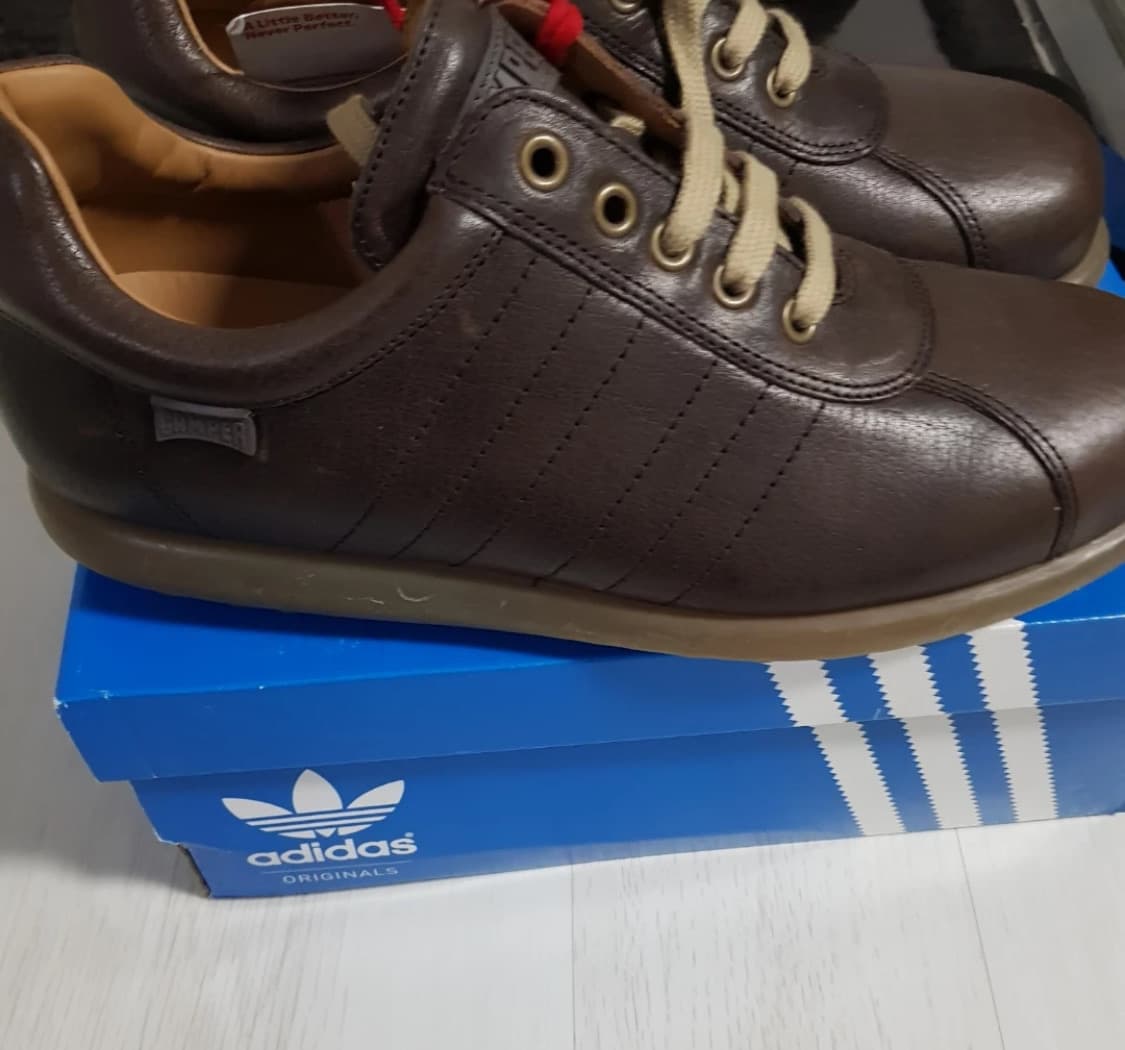 [캠퍼/펠로타스] 새상품 다크브라운 스니커즈 / 40 상품이미지2