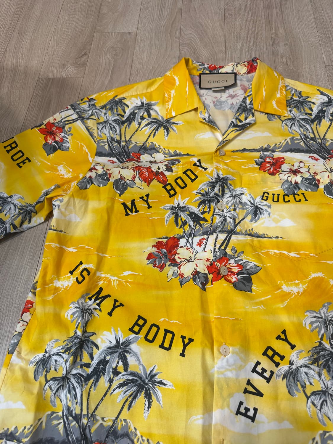 정품 구찌 하와이안셔츠 (48사이즈) 상품이미지6